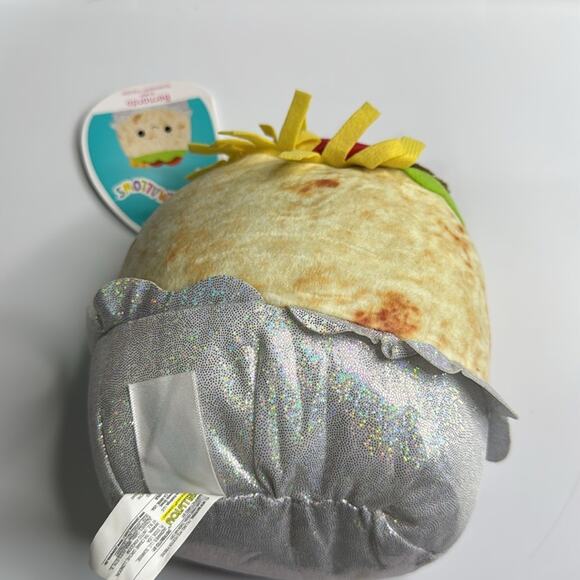 NWT Squishmallow 7” Bernardo the Burrito Food Series - Picture 2 of 3